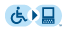 Cette icône sert de lien pour télécharger eSSENTIAL Accessibility, le logiciel d’assistance technique pour les personnes ayant un handicap physique.